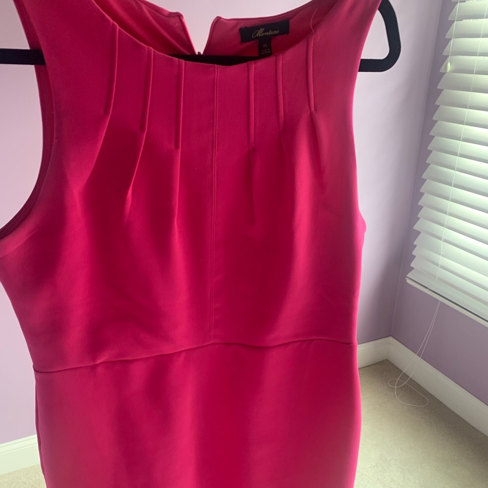 Hot pink bodycon dress